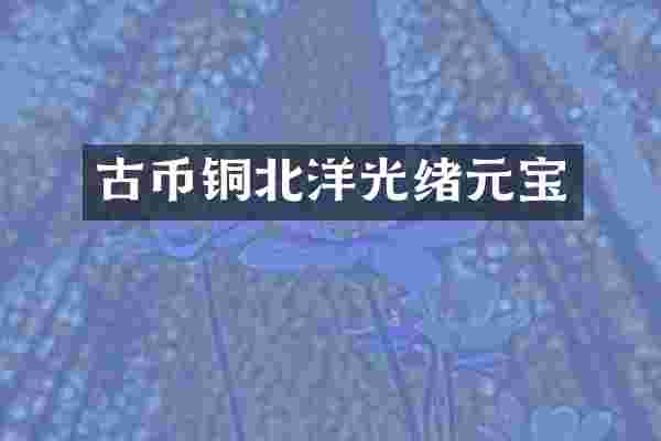 古币铜北洋光绪元宝
