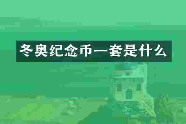 冬奥纪念币一套是什么