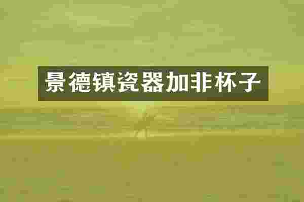 景德镇瓷器加非杯子