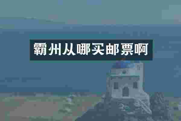 霸州从哪买邮票啊