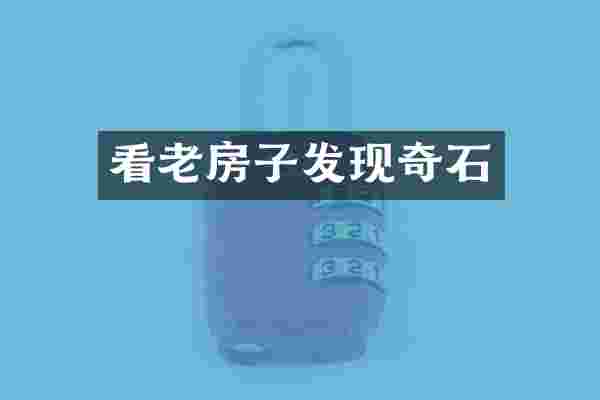 看老房子发现奇石